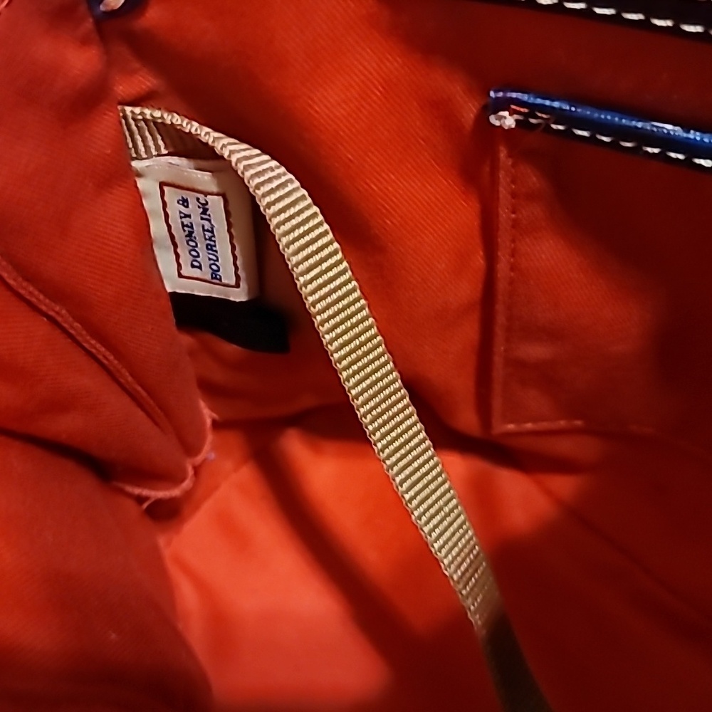 Dooney & Bourke Striped Satchel - Picture 11 of 13